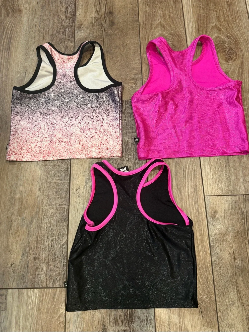 Pixie Lane Girls' Glitter Tumble Tank Trio - Size 7